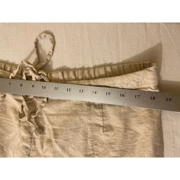 Sag Harbor Womens Size XL Linen Rayon Wide Leg Pants Casual - Picture 3 of 7